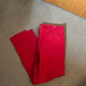 Old Navy Red Pixie Pants Size 8
